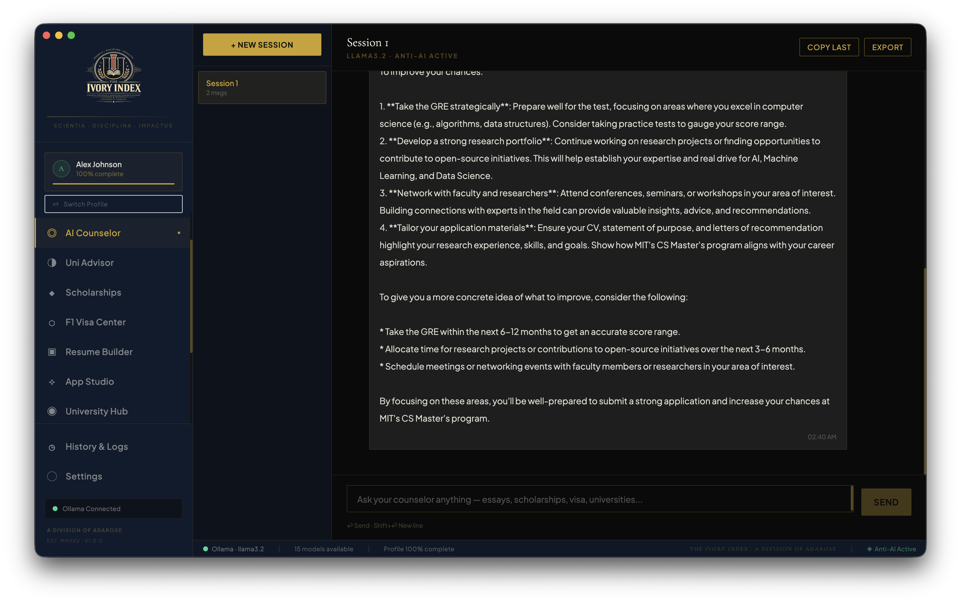 AI Counselor