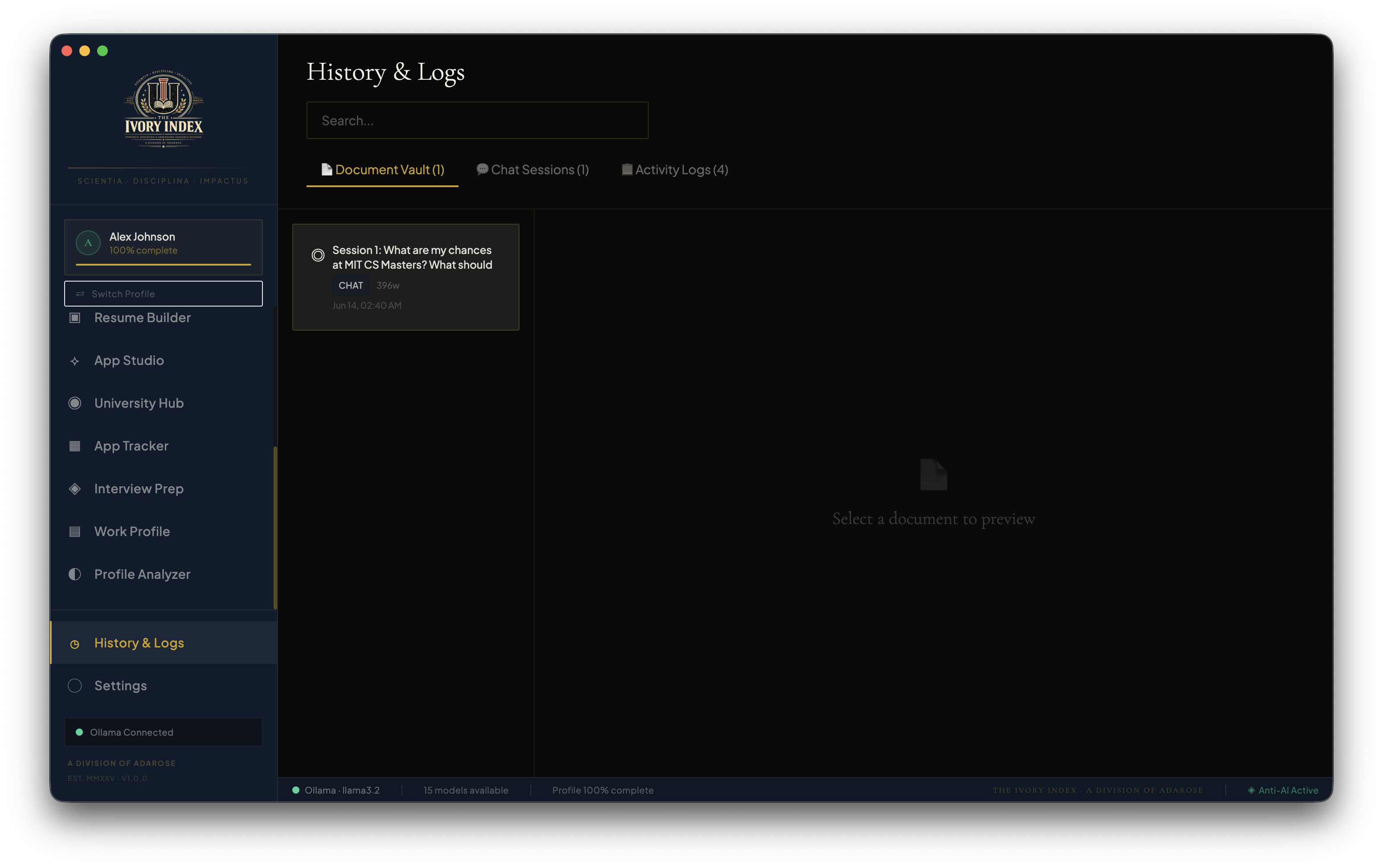 History Logs